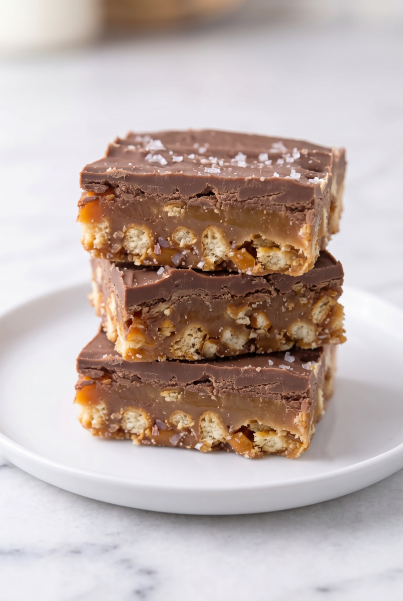 Chocolate Caramel Pretzel Bars 8 Chocolate Caramel Pretzel Bars 2