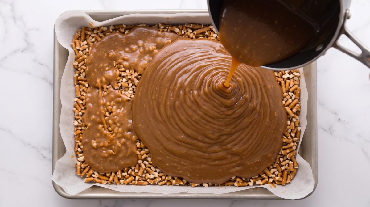 Chocolate Caramel Pretzel Bars 5 Chocolate Caramel Pretzel Bars ip2