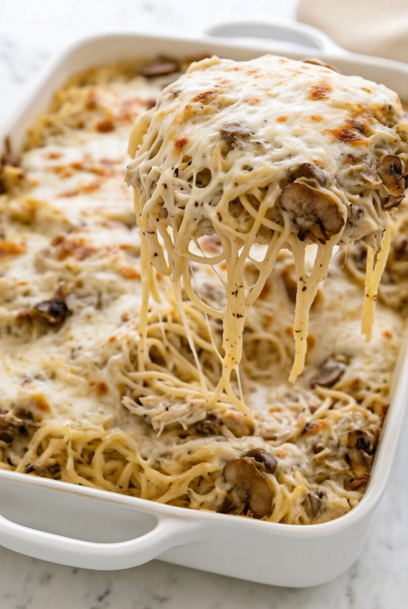 Creamy Chicken Tetrazzini 2 Creamy Chicken Tetrazzini 1