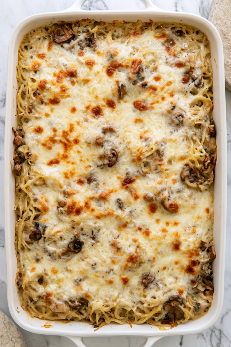 Creamy Chicken Tetrazzini 4