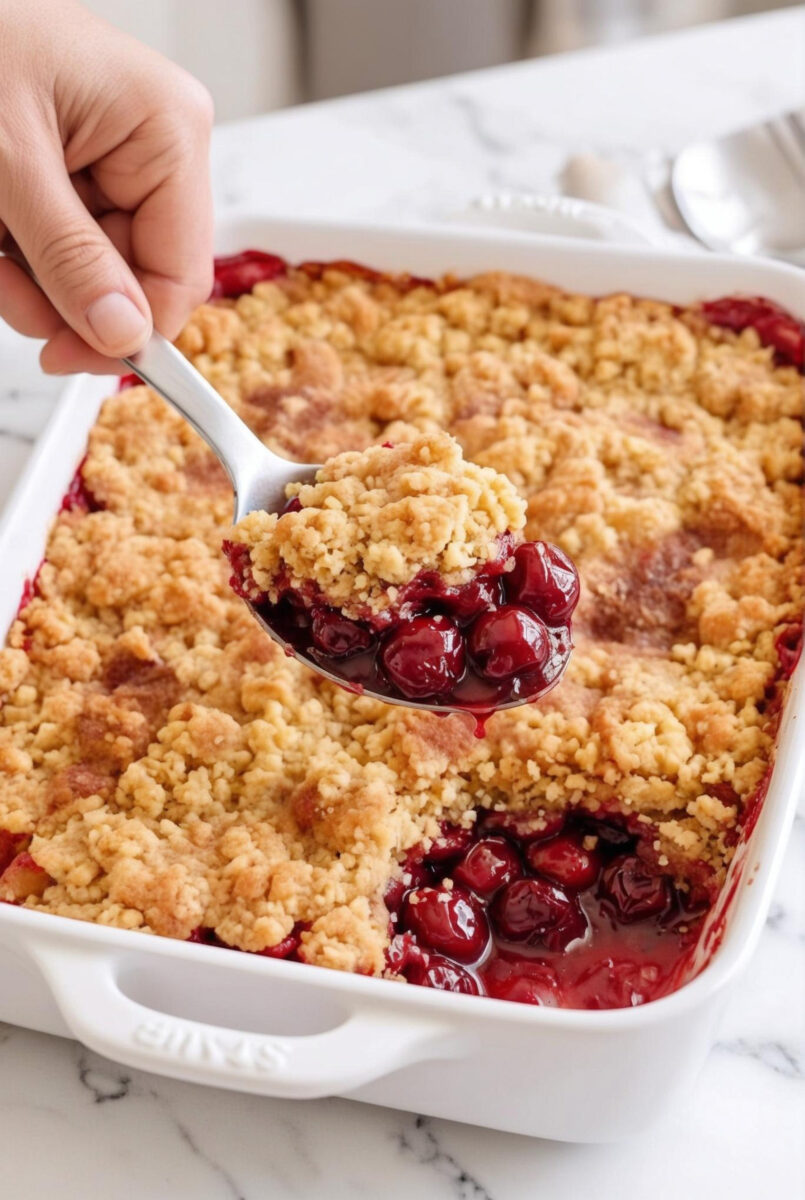 Easy 3 Ingredient Dump Cake Recipe 3