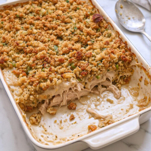 Easy Chicken and Dressing Casserole Recipe 2