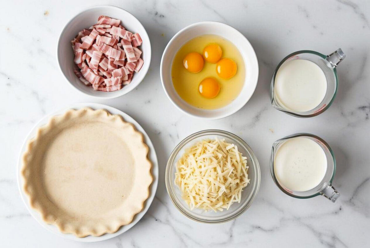 Easy Classic Quiche Lorraine Recipe 3 Easy Classic Quiche Lorraine Recipe ingredients