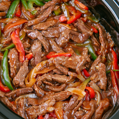 Easy Crock Pot Pepper Steak Recipe 5 Easy Crock Pot Pepper Steak 1