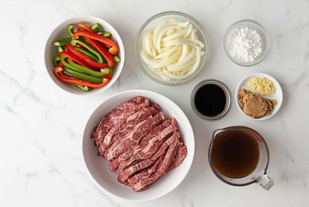 Easy Crock Pot Pepper Steak Recipe 3 Easy Crock Pot Pepper Steak ingredients