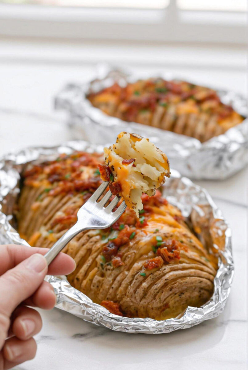 Easy Crockpot Hasselback Potatoes Recipe 4
