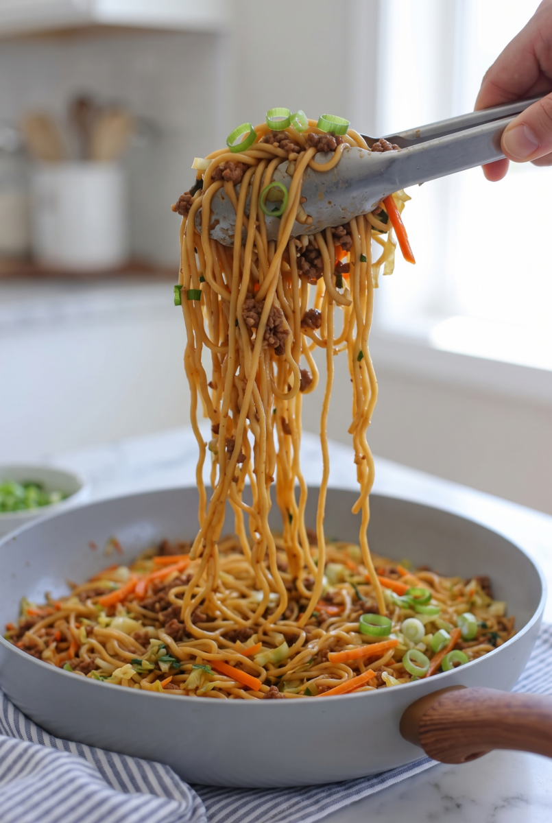 Easy Ground Beef Lo Mein Recipe 6 Easy Ground Beef Lo Mein Recipe 3