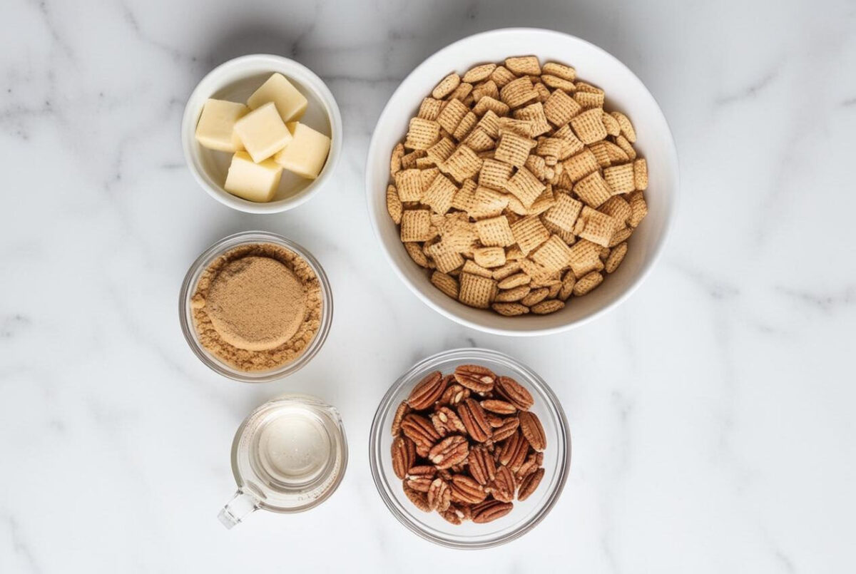 Easy Homemade Praline Crunch Recipe ingredients edited