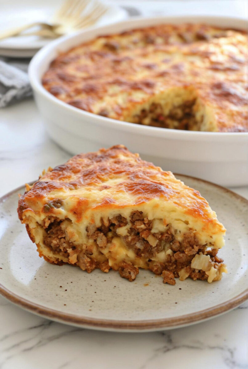 Easy Impossible Taco Pie Recipe 5 Easy Impossible Taco Pie Recipe 3