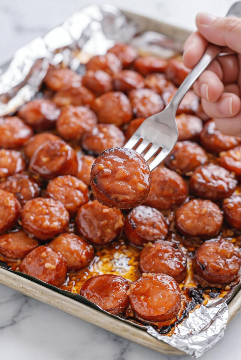 Easy Oven Baked Glazed Honey Garlic Sausages Recipe 2 Easy Oven Baked Glazed Honey Garlic Sausages Recipe 5