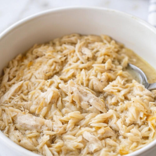 Easy Slow Cooker 5-Ingredient Lemon Chicken Orzo 6 Easy Slow Cooker 5 Ingredient Lemon Chicken Orzo 4