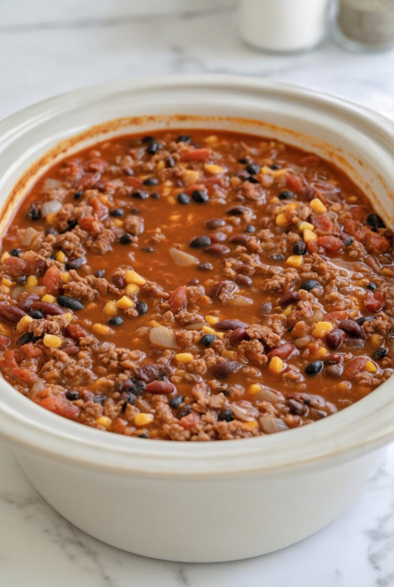 Easy Slow Cooker Taco Soup Recipe 4 Easy Slow Cooker Taco Soup Recipe 2