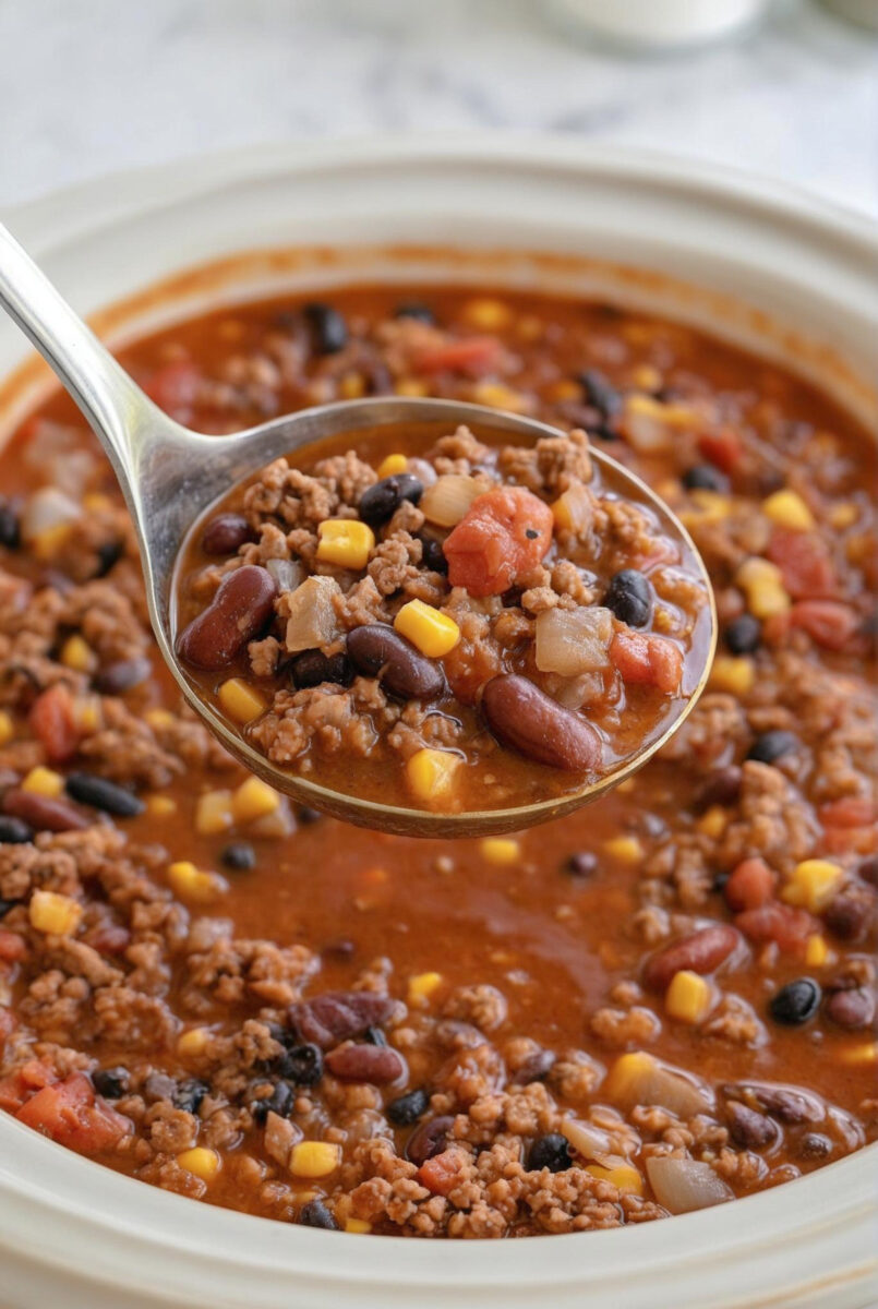 Easy Slow Cooker Taco Soup Recipe 2 Easy Slow Cooker Taco Soup Recipe 3