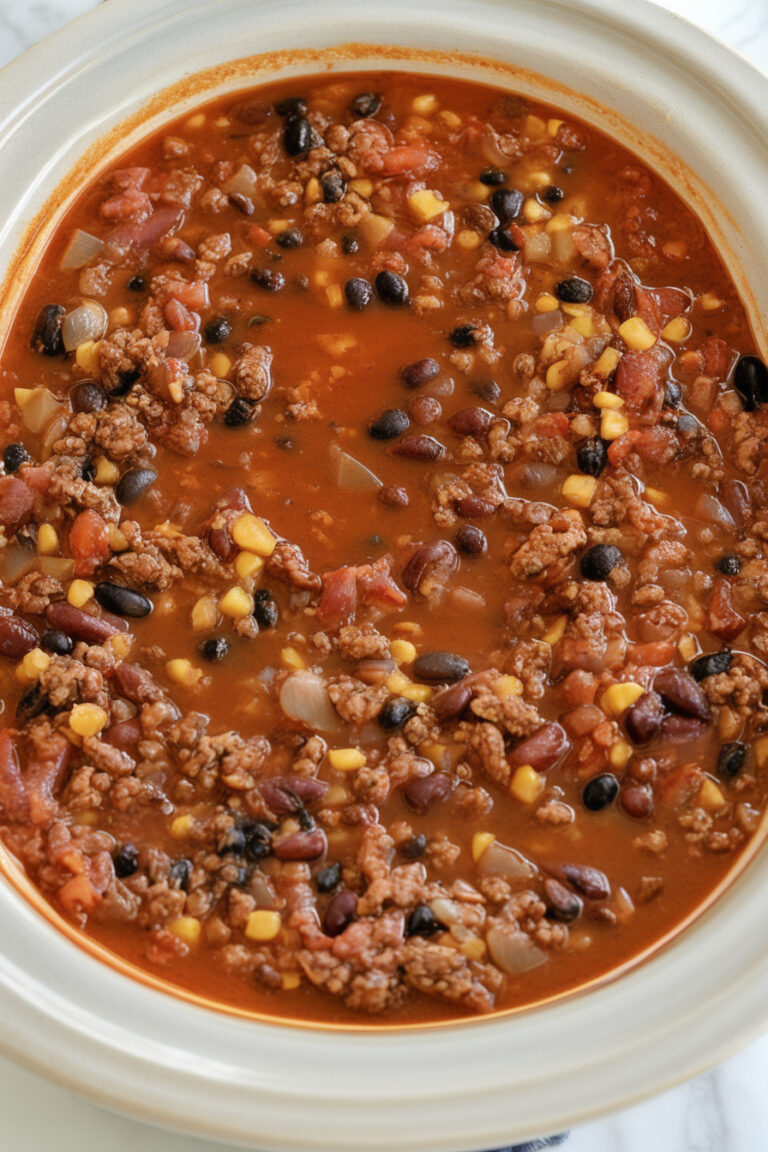 Easy Slow Cooker Taco Soup Recipe 5