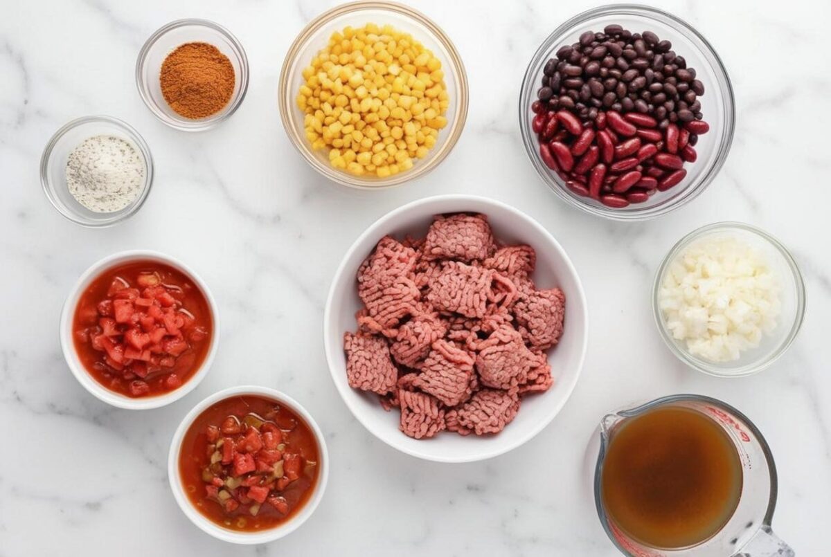 Easy Slow Cooker Taco Soup Recipe 3 Easy Slow Cooker Taco Soup Recipe ingredients