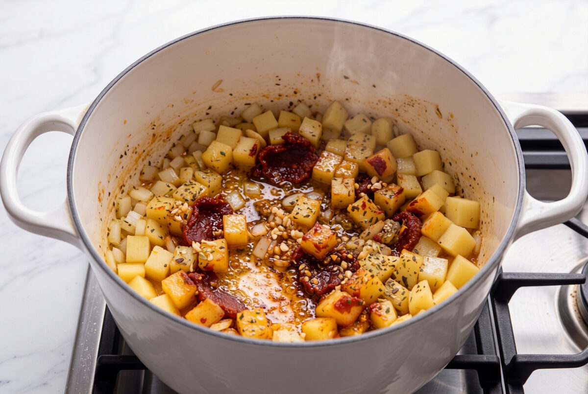 Hearty Fire Roasted Tomato Soup 4 Hearty Fire Roasted Tomato Soup ip1