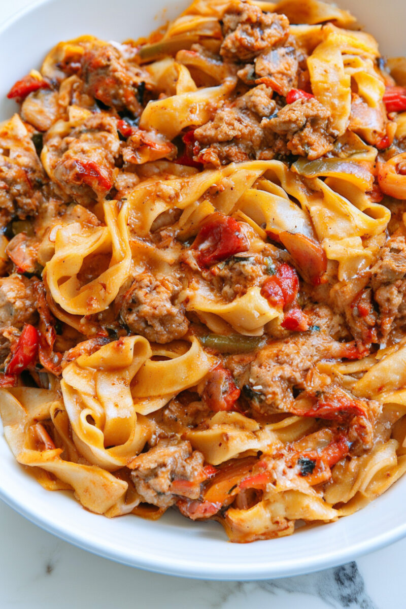 Italian Drunken Noodles 2