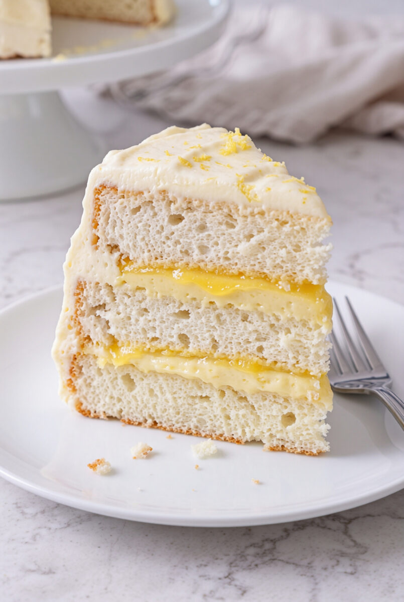 Lemon Angel Cake 1 2