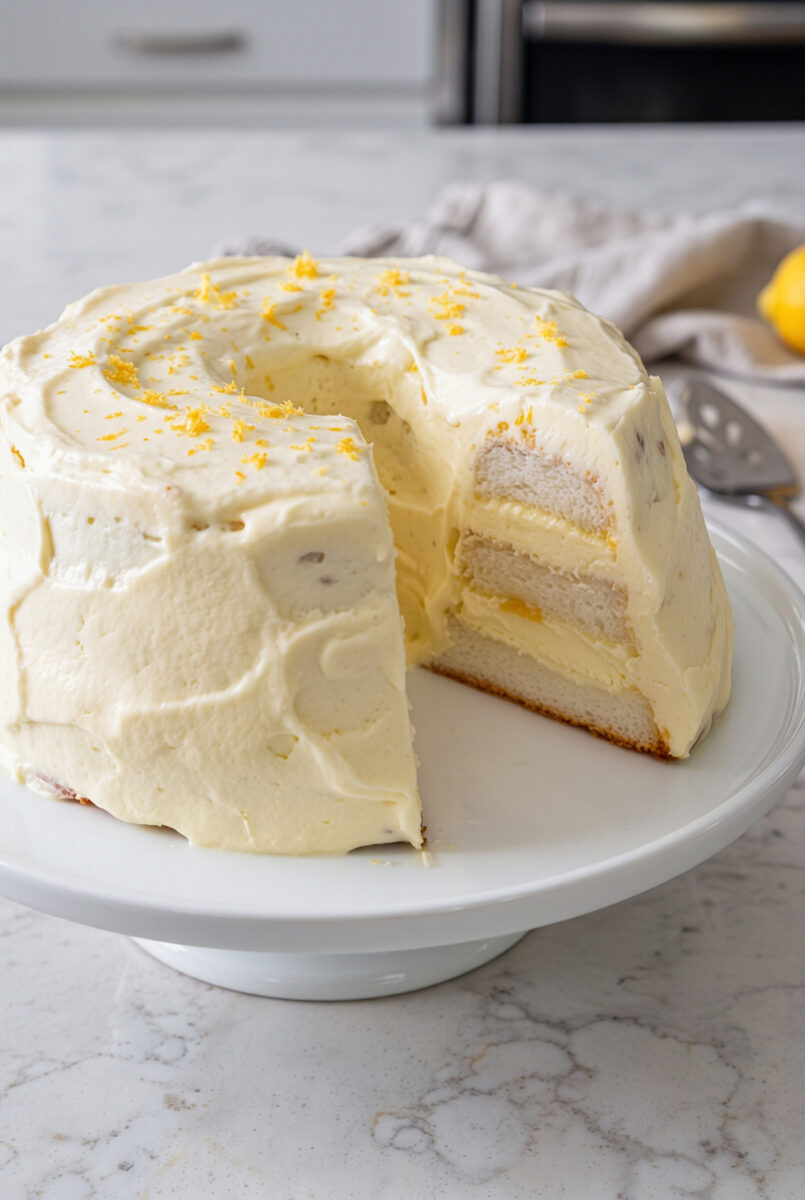 Lemon Angel Cake 3 2