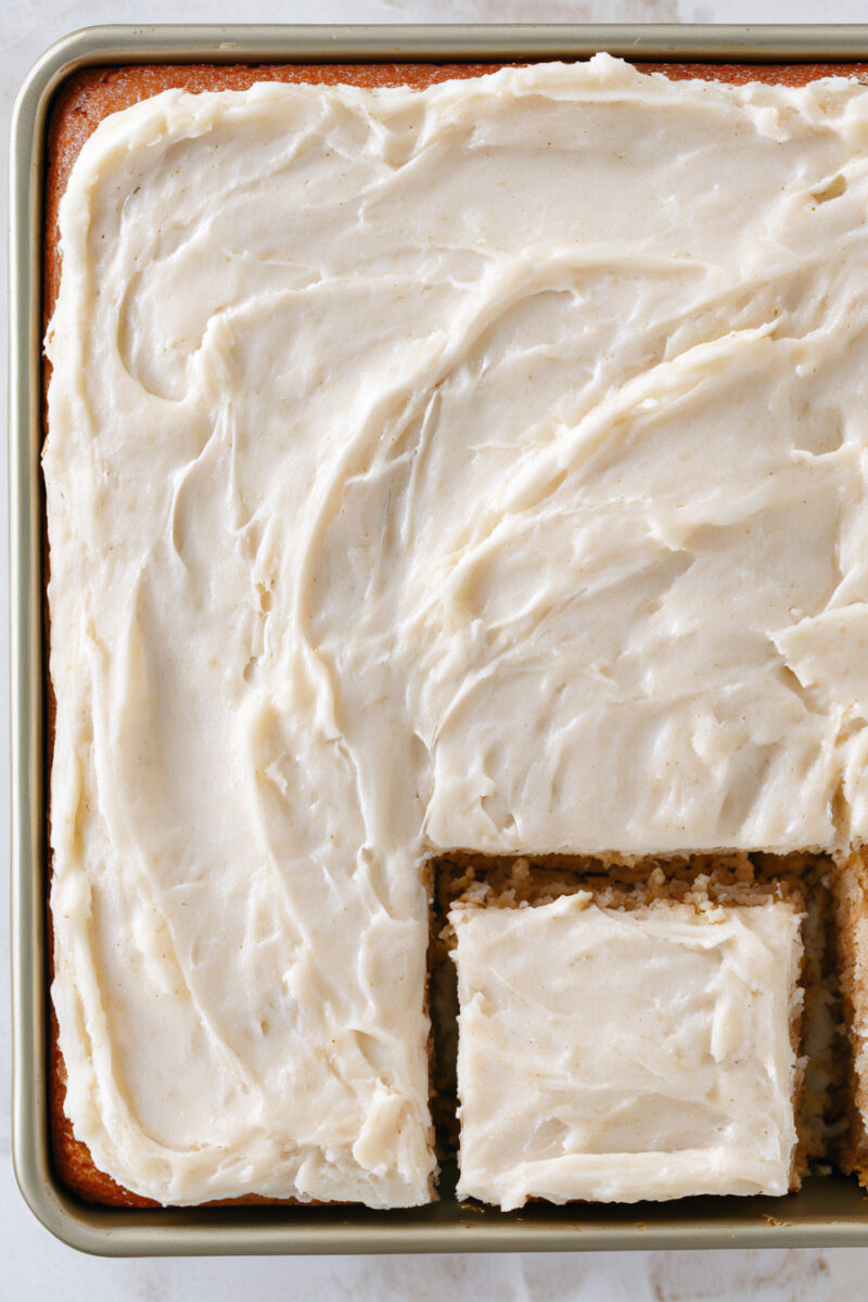 Moist Cream Cheese Frosted Zucchini Cake 1 Moist Cream Cheese Frosted Zucchini Cake 1