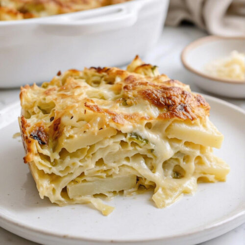 Oven-Baked 4-Ingredient Cabbage Gratin 6 Oven Baked 4 Ingredient Cabbage Gratin 4
