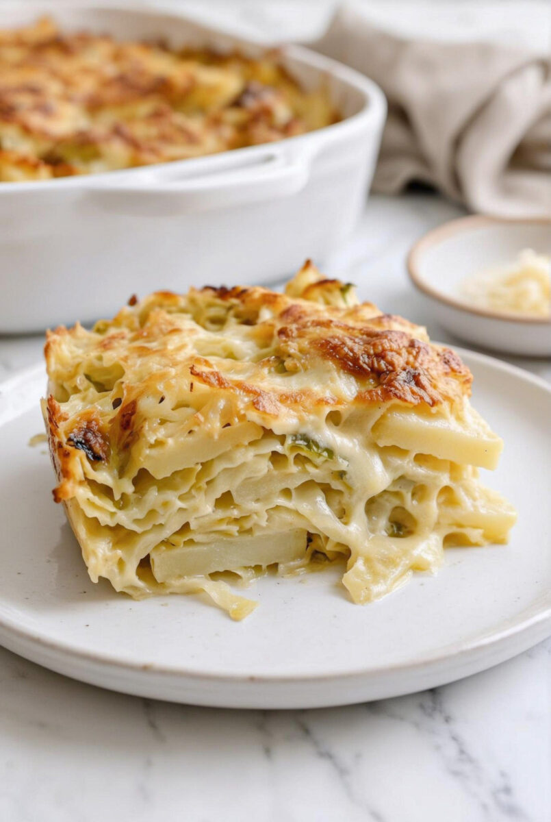 Oven-Baked 4-Ingredient Cabbage Gratin 5 Oven Baked 4 Ingredient Cabbage Gratin 4