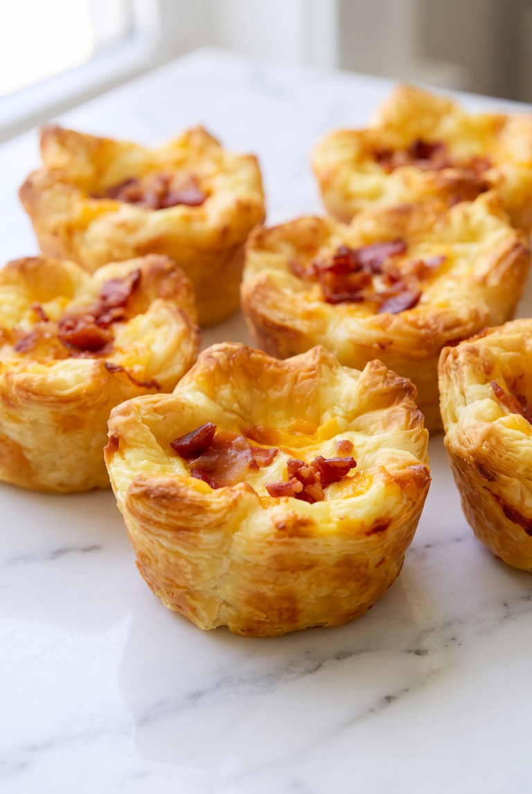 Oven Baked 4 Ingredient Golden Crunchy Cheese Cups 5
