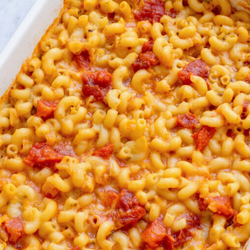 Oven Baked Macaroni and Tomatoes 1