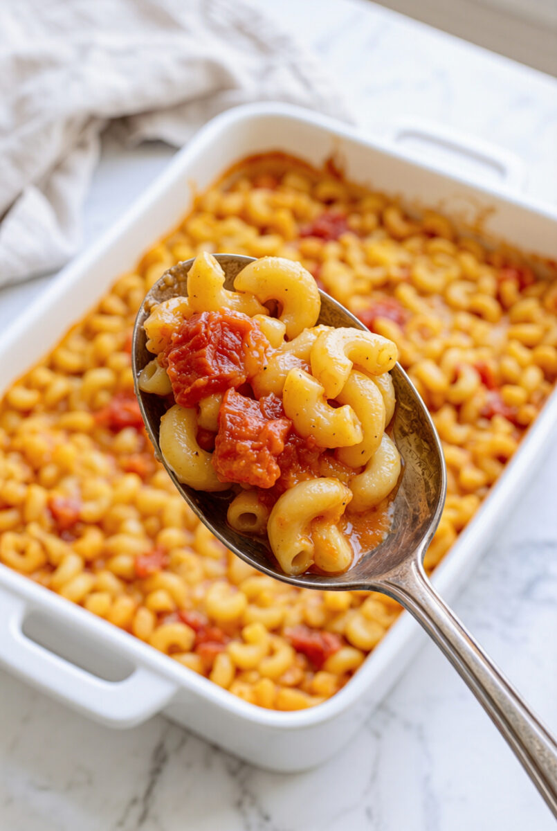 Oven Baked Macaroni and Tomatoes 3