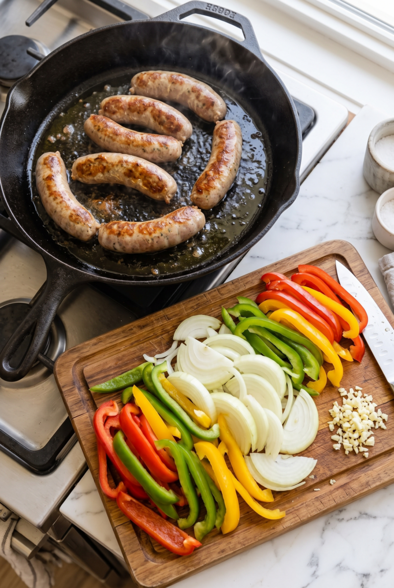 Sausage Peppers and Onions %E2%80%93ip1