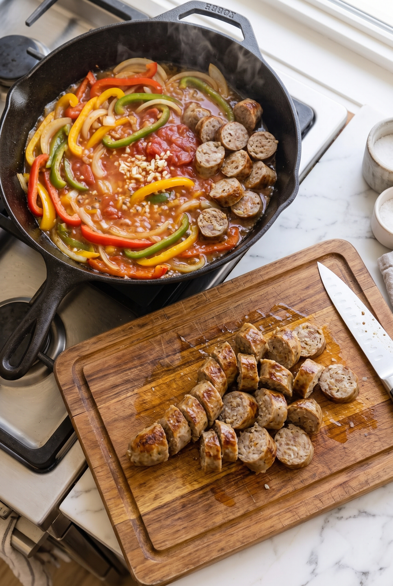 Sausage Peppers and Onions %E2%80%93ip2