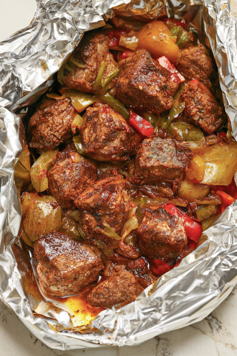 Slow Cooker 3 Ingredient Cajun Steak Packets 1
