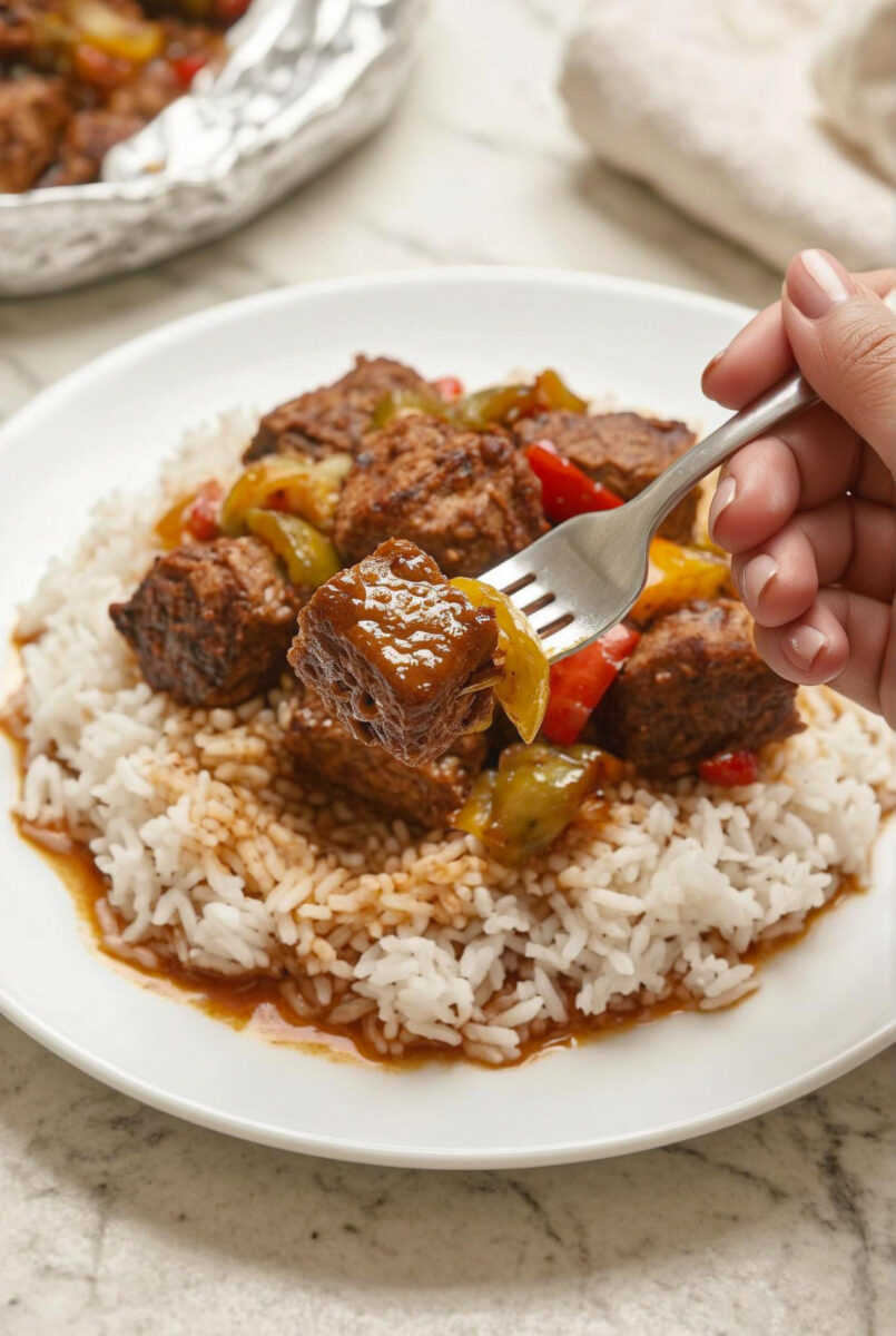 Slow Cooker 3 Ingredient Cajun Steak Packets 2