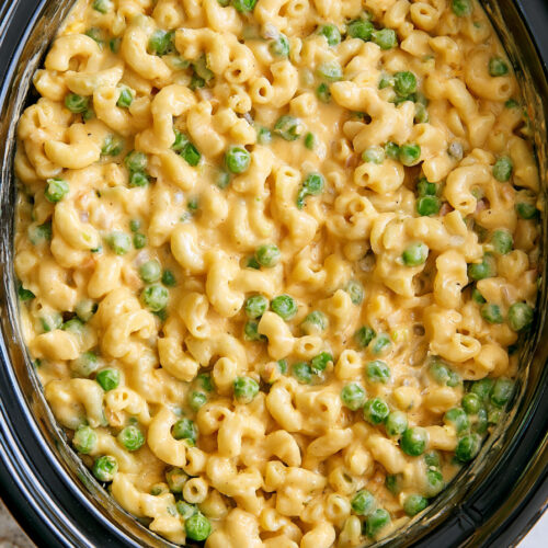 Slow Cooker 4 Ingredient Poor Mans Pea Macaroni %E2%80%931