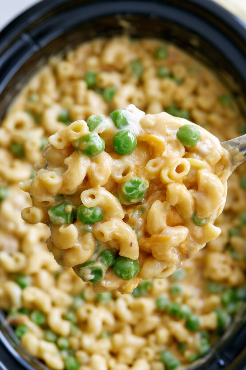 Slow Cooker 4 Ingredient Poor Mans Pea Macaroni %E2%80%933