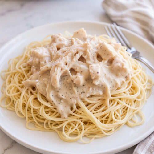Slow Cooker 5 Ingredient Angel Chicken 1