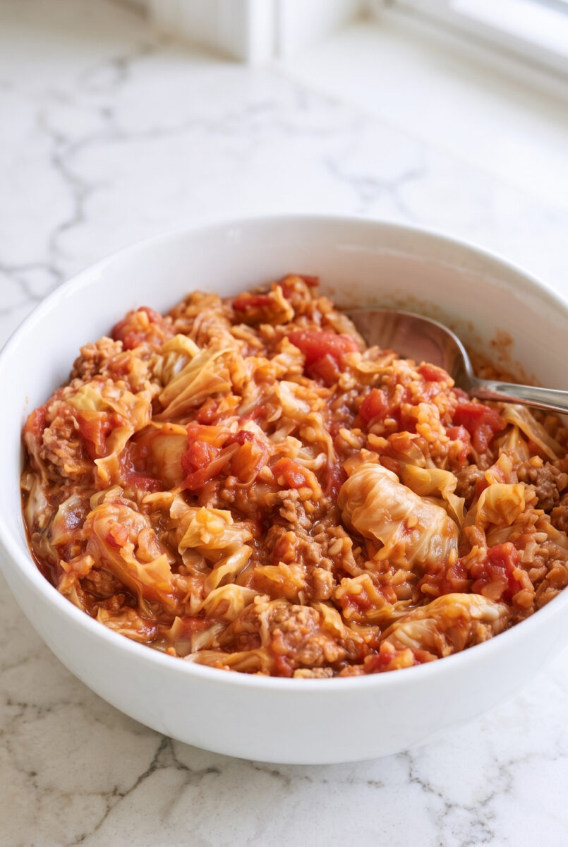 Slow Cooker 5-Ingredient Lazy Cabbage Roll Casserole 5 Slow Cooker 5 Ingredient Lazy Cabbage Roll Casserole 4