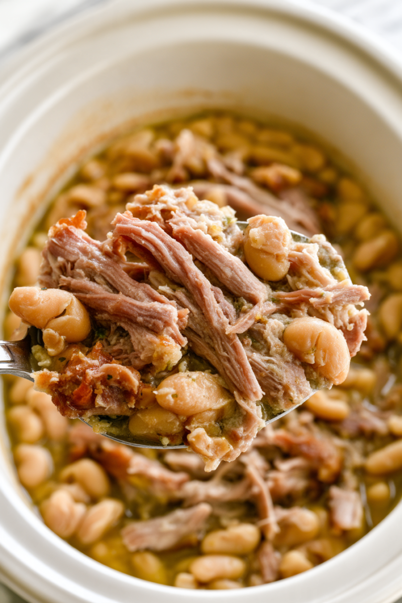 Slow Cooker Amish Pork and Butter Beans 2 Slow Cooker Amish Pork and Butter Beans 3