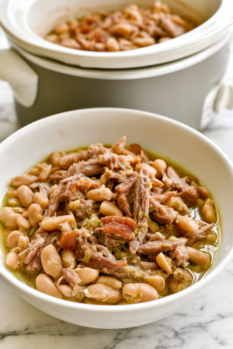 Slow Cooker Amish Pork and Butter Beans 5 Slow Cooker Amish Pork and Butter Beans 4