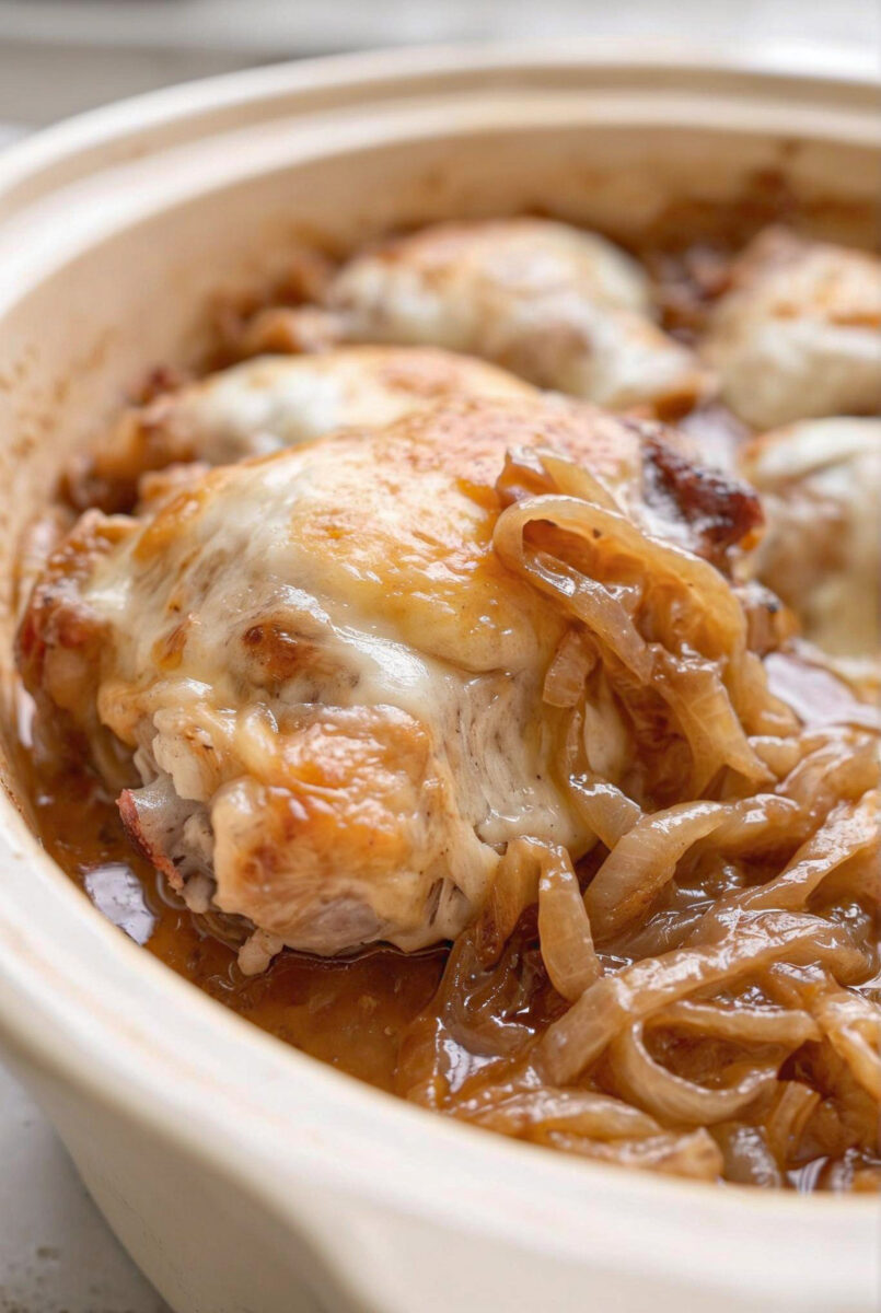Slow Cooker French Onion Chicken Recipe 4 Slow Cooker French Onion Chicken Recipe 2