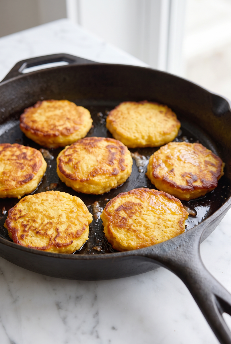 Southern 4 Ingredient Poor Man Hoecakes 4