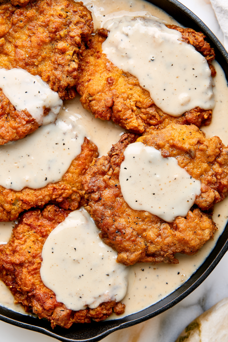 Southern Chicken Fried Steak with Gravy 1 1